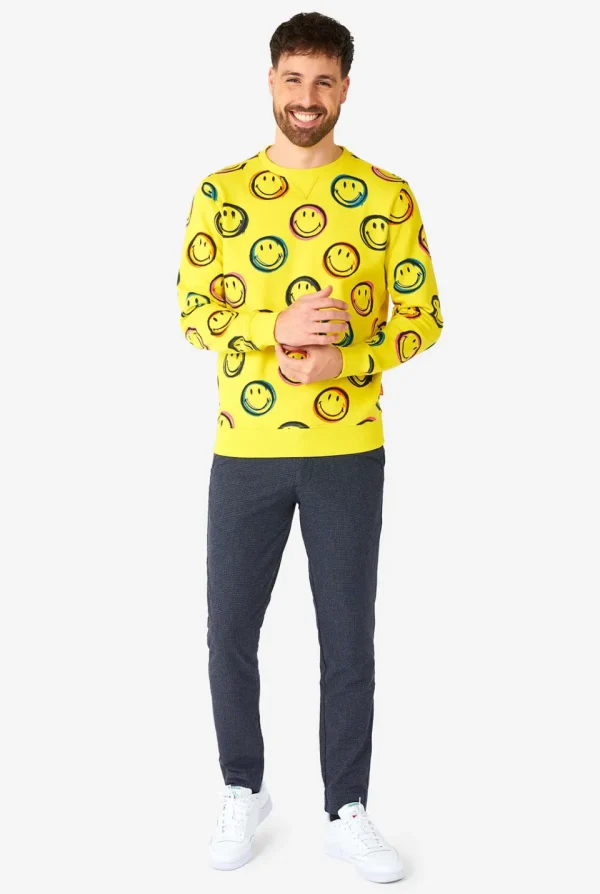 Men OppoSuits Deluxe Sweaters^Smiley® Smudge