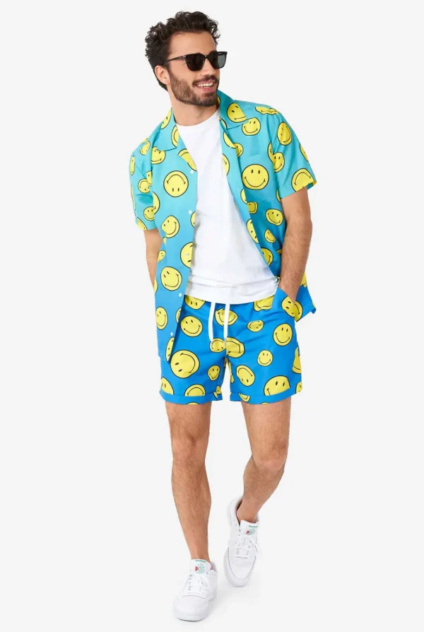 Men OppoSuits Printed Summer Sets^Smiley® Summer Fade