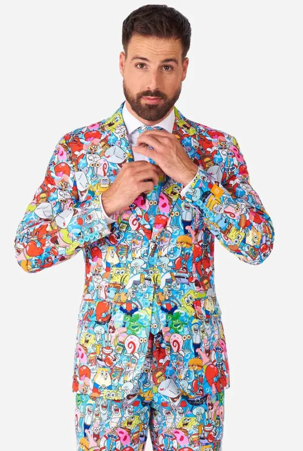 Men OppoSuits Wedding Suits^Spongebob™ Frenzy