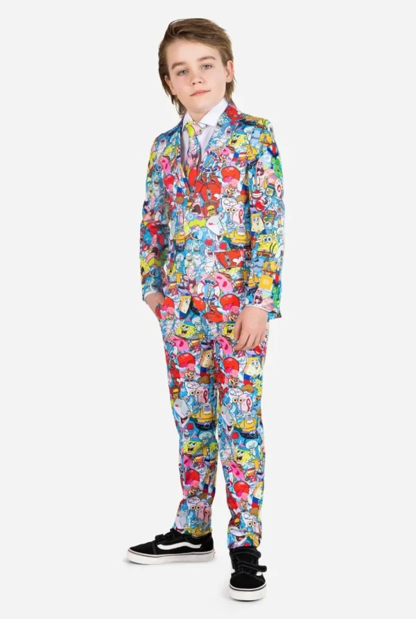 Boys OppoSuits Halloween Suits^Spongebob™ Frenzy