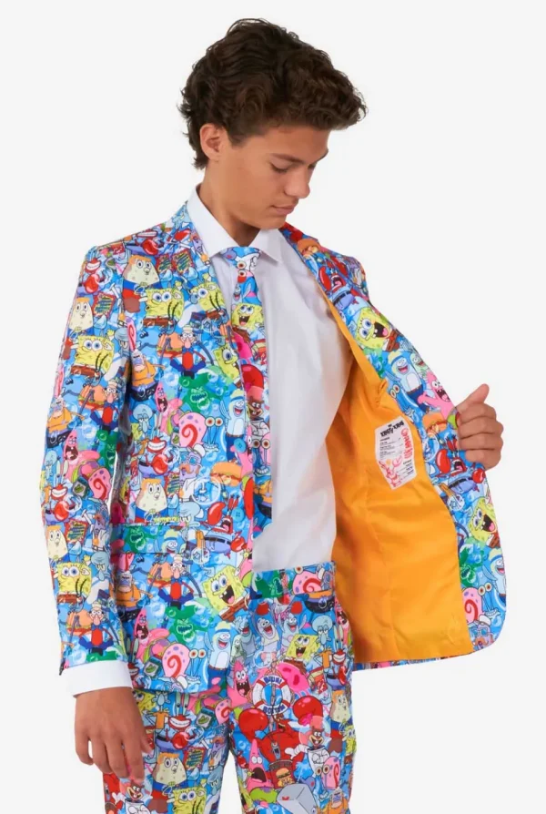 Teen Boys OppoSuits Halloween Suits^Spongebob™ Frenzy