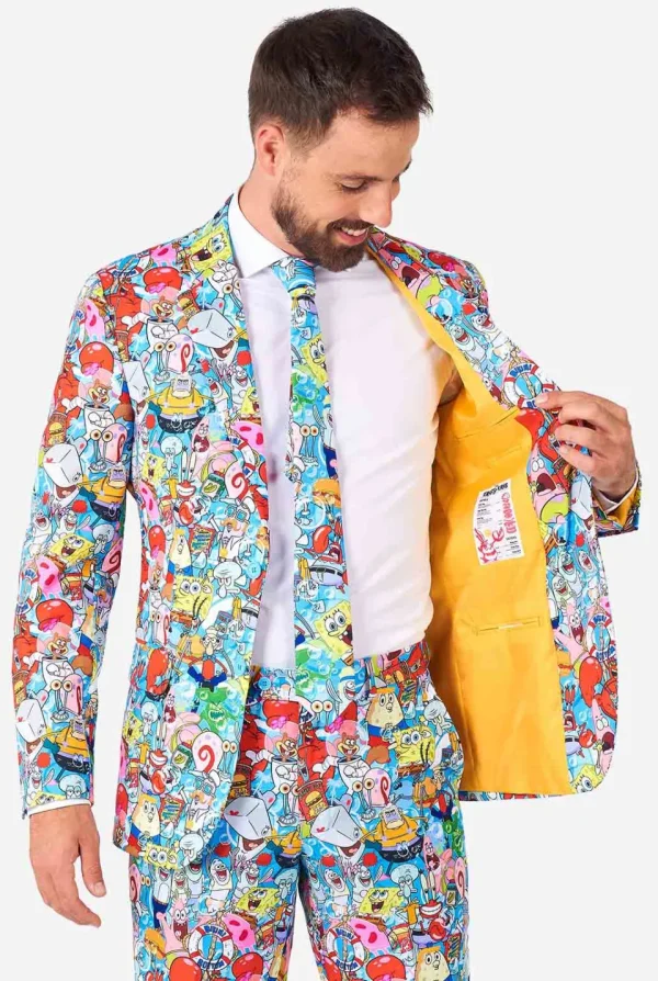 Men OppoSuits Wedding Suits^Spongebob™ Frenzy