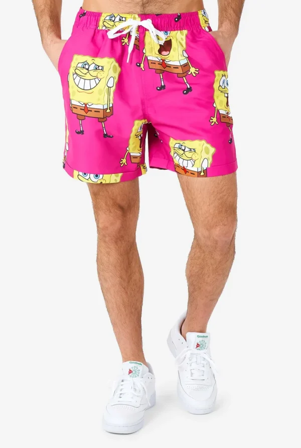 Men OppoSuits Printed Summer Sets^Spongebob™ Pink