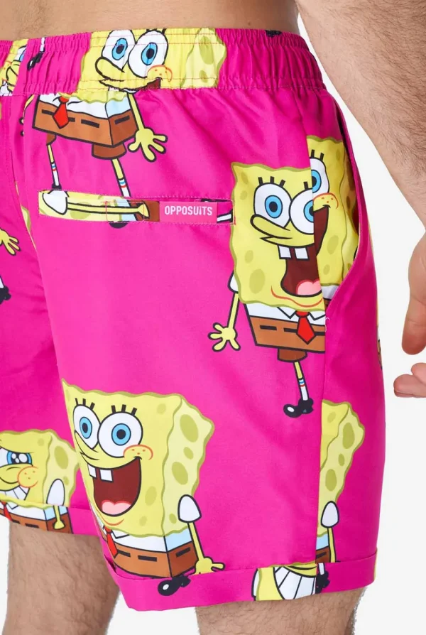 Men OppoSuits Printed Summer Sets^Spongebob™ Pink