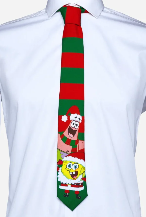 OppoSuits Ties^Spongebob™ Tie - Christmas