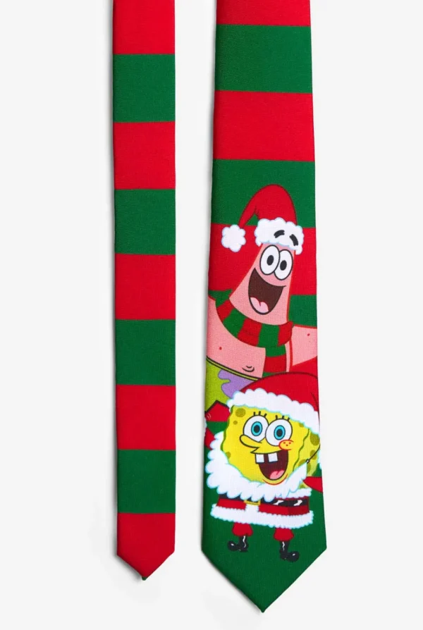 OppoSuits Ties^Spongebob™ Tie - Christmas