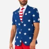 Men OppoSuits Wedding Suits^Stars And Stripes