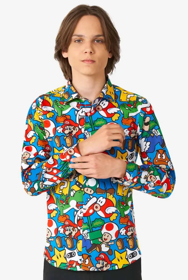 Teen Boys OppoSuits Casual Shirts^Super Mario™