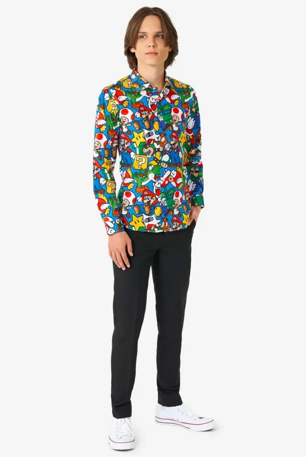 Teen Boys OppoSuits Casual Shirts^Super Mario™