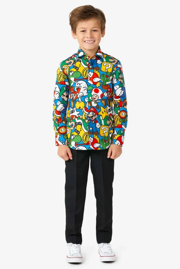 Boys OppoSuits Casual Shirts^Super Mario™