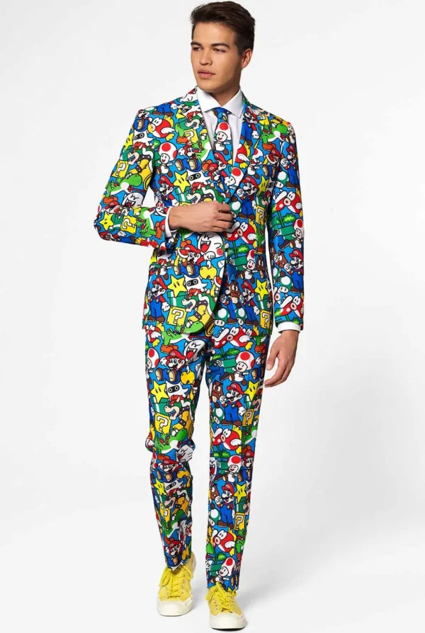 Men OppoSuits Prom Suits^Super Mario™