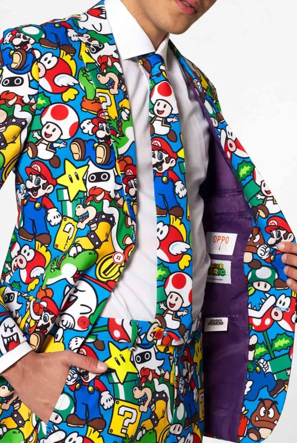 Men OppoSuits Prom Suits^Super Mario™