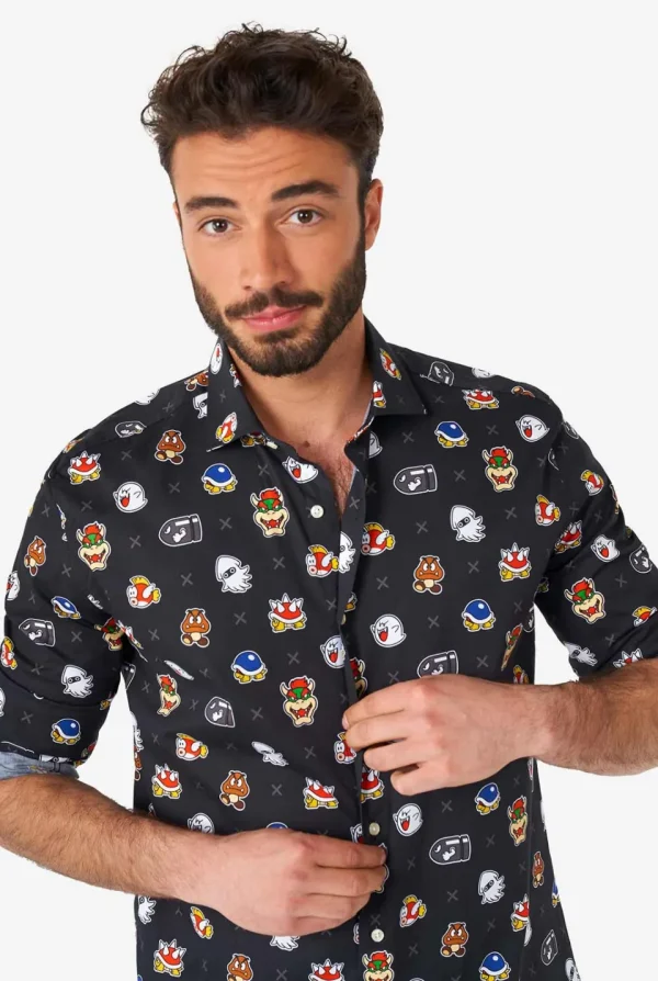 Men OppoSuits Casual Shirts^Super Mario™ Bad Guys