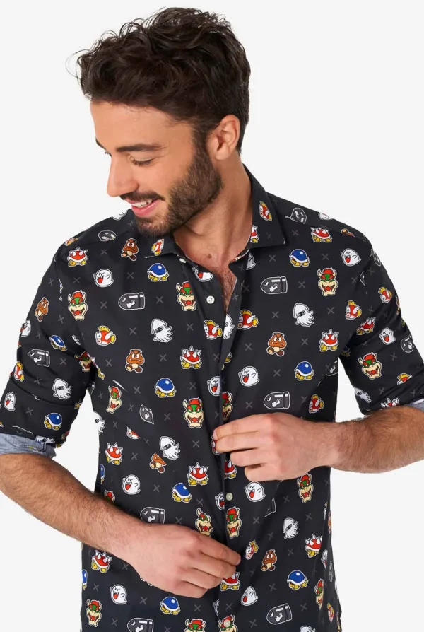 Men OppoSuits Casual Shirts^Super Mario™ Bad Guys