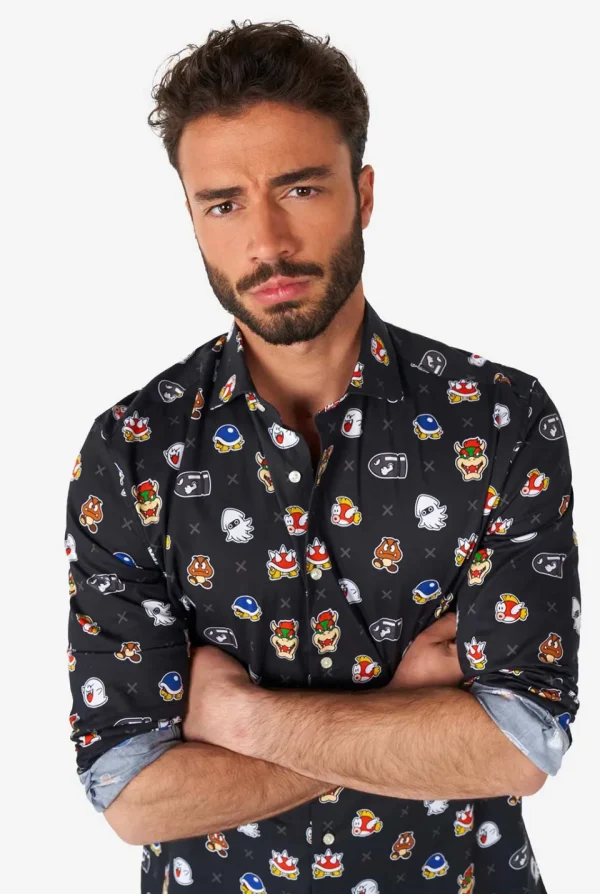 Men OppoSuits Casual Shirts^Super Mario™ Bad Guys