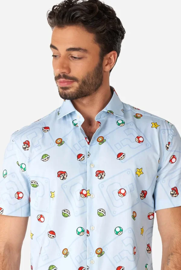 Men OppoSuits Casual Shirts^Super Mario™ Icons