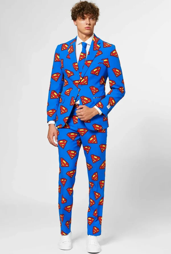 Men OppoSuits Halloween Suits^Superman™