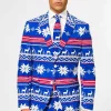 Men OppoSuits Christmas Suits^The Rudolph