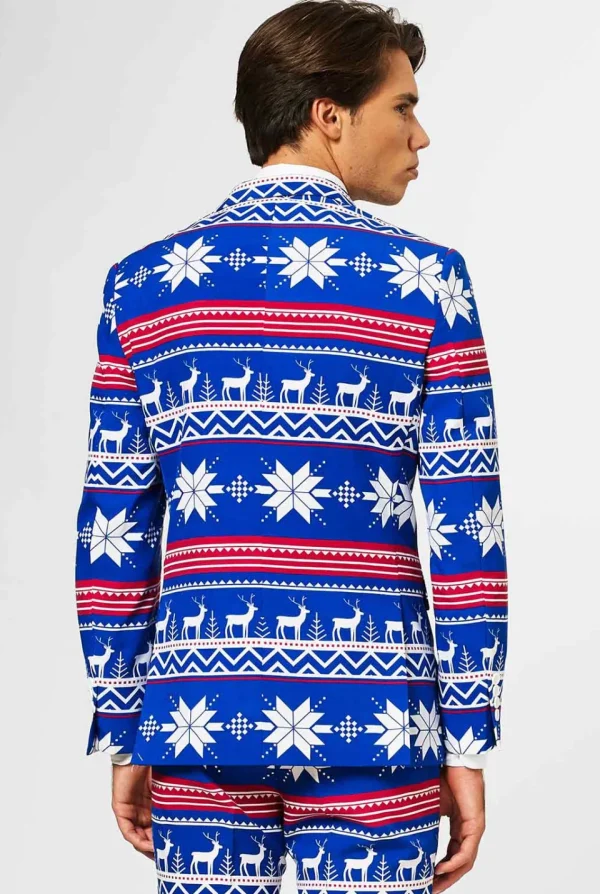 Men OppoSuits Christmas Suits^The Rudolph