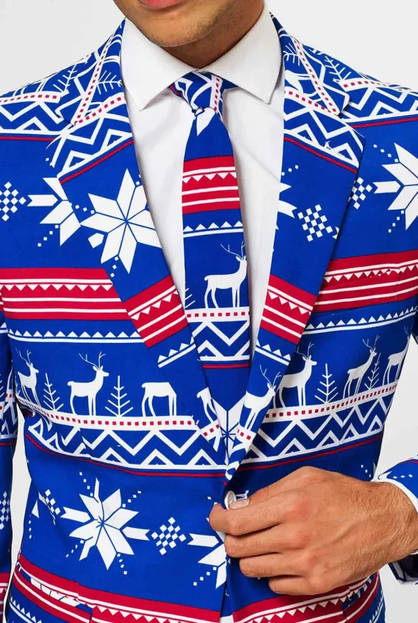 Men OppoSuits Christmas Suits^The Rudolph