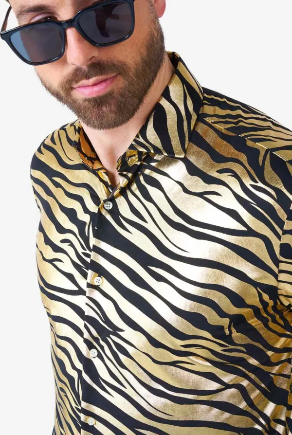 Men OppoSuits Casual Shirts^Tiger Shiner