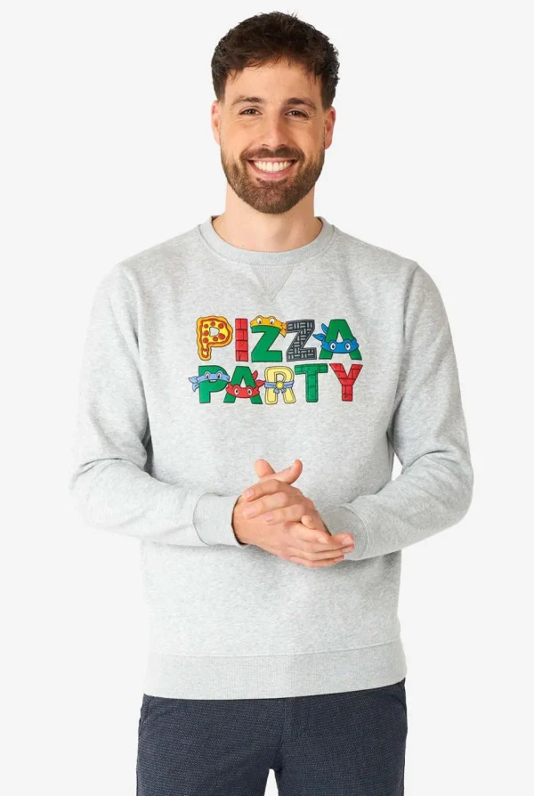 Men OppoSuits Deluxe Sweaters^Tmnt™ Pizza Party