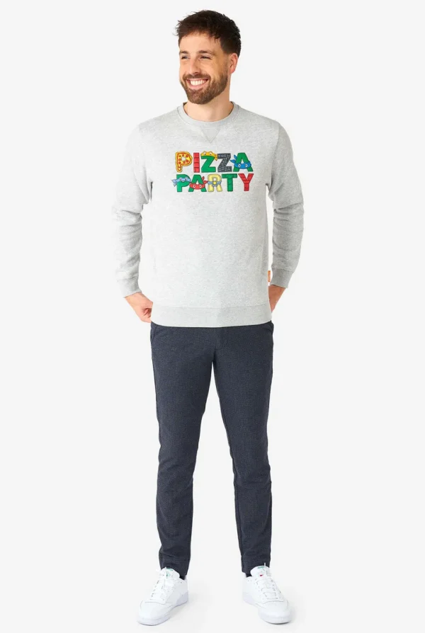 Men OppoSuits Deluxe Sweaters^Tmnt™ Pizza Party