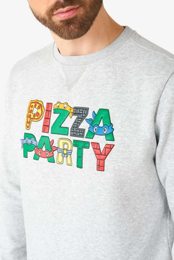 Men OppoSuits Deluxe Sweaters^Tmnt™ Pizza Party