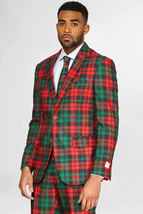 Men OppoSuits Wedding Suits^Trendy Tartan