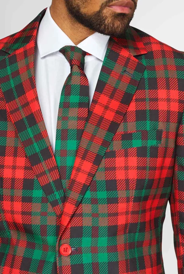 Men OppoSuits Wedding Suits^Trendy Tartan