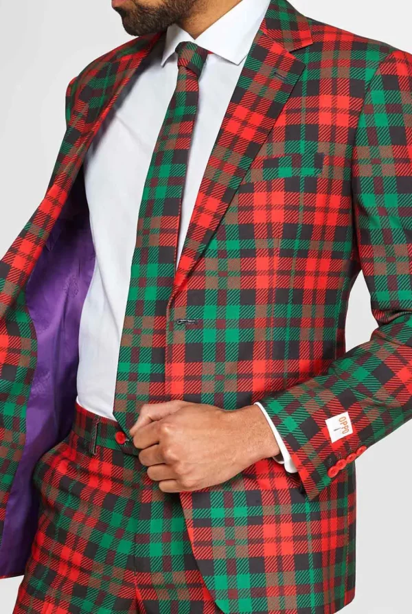 Men OppoSuits Wedding Suits^Trendy Tartan