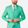 Men OppoSuits Prom Suits^Trendy Turquoise