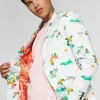 Men OppoSuits Deluxe Blazers^Tropical - Hawaiian - Aloha Blue