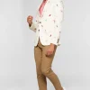 Men OppoSuits Deluxe Blazers^Tropical - Summer Icons - Off White