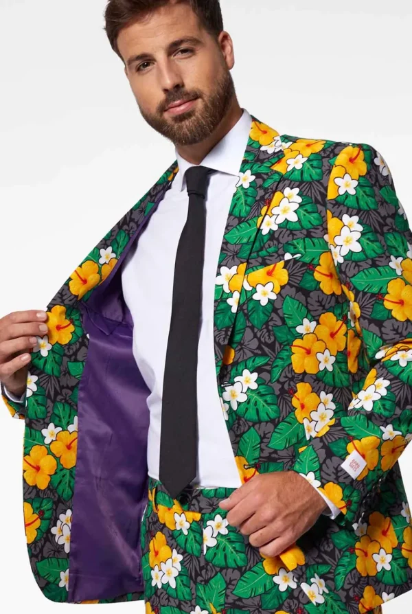 Men OppoSuits Wedding Suits^Tropical Treasure