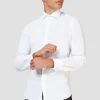 Men OppoSuits Solid Colored Shirts^White Knight