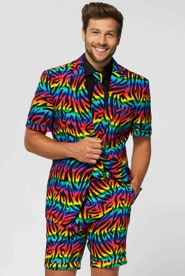 Men OppoSuits Wedding Suits^Wild Rainbow