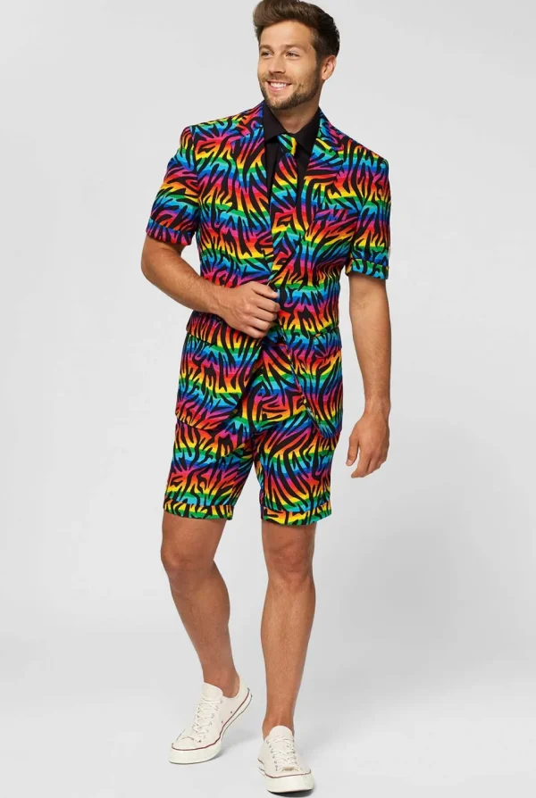 Men OppoSuits Wedding Suits^Wild Rainbow