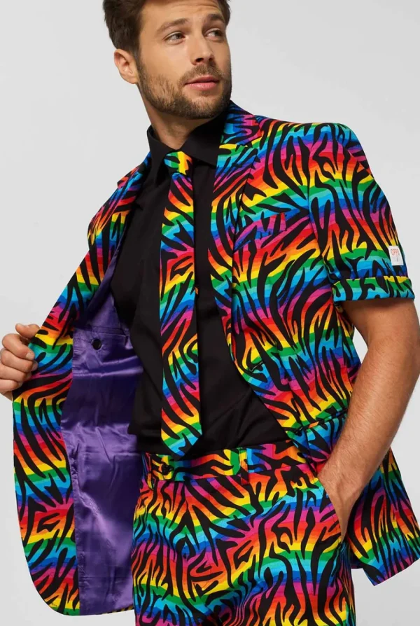 Men OppoSuits Wedding Suits^Wild Rainbow