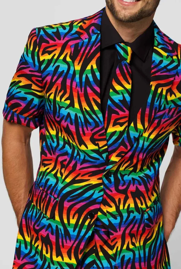 Men OppoSuits Wedding Suits^Wild Rainbow