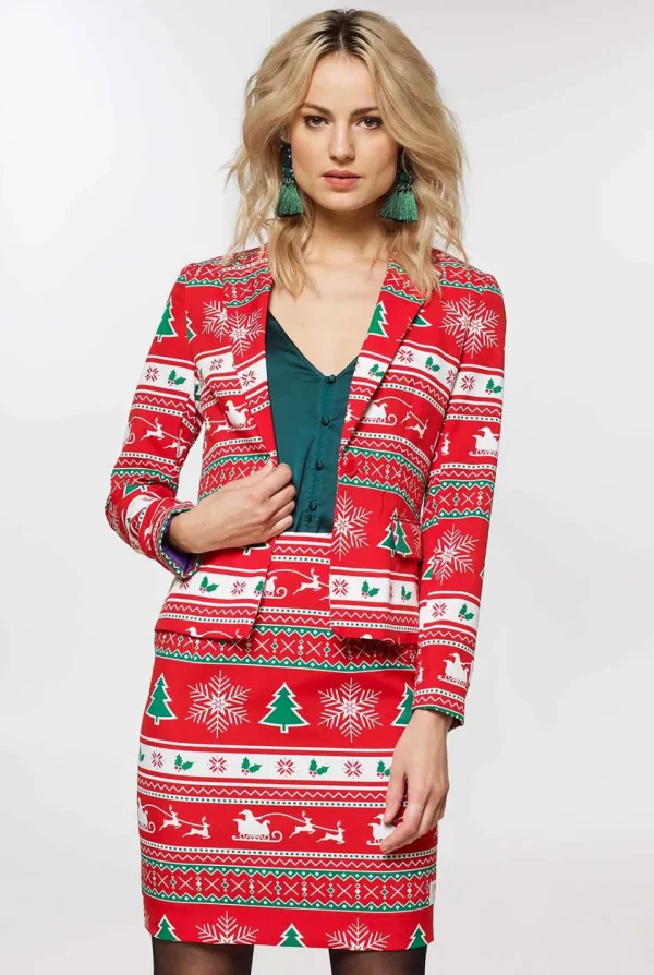 Women OppoSuits Christmas Suits^Winter Woman