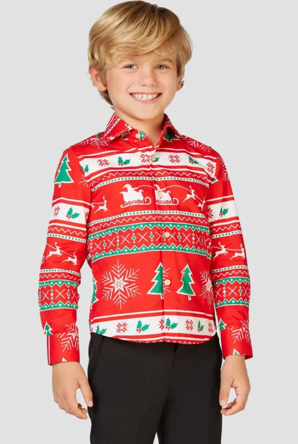 Boys OppoSuits Christmas Shirts^Winter Wonderland