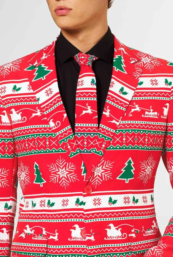 Men OppoSuits Christmas Suits^Winter Wonderland