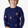 Boys OppoSuits Sweaters^X-Mas Icons - Navy