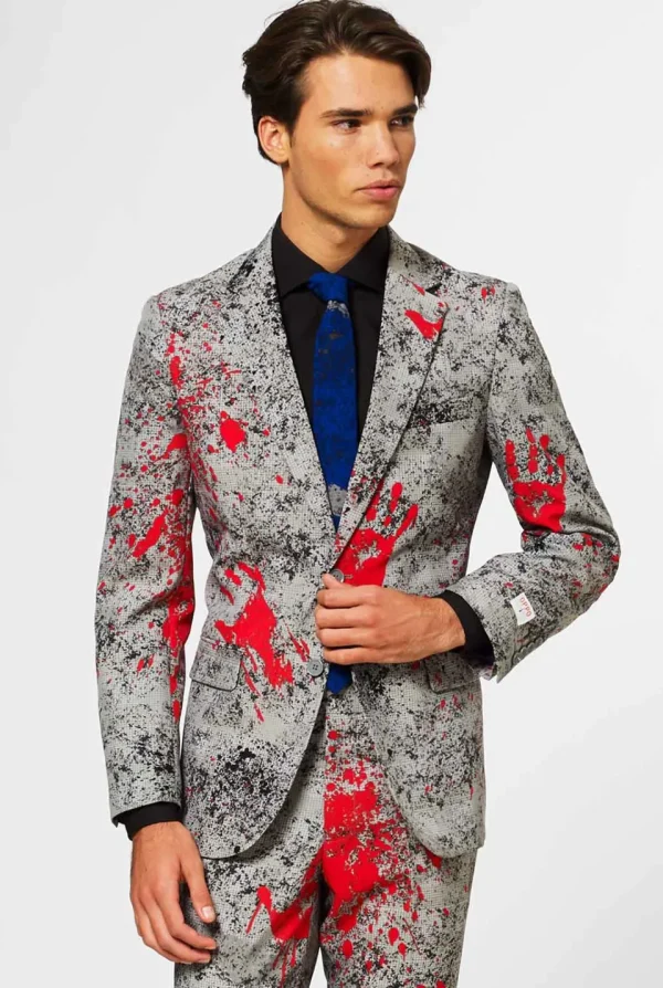 Men OppoSuits Halloween Suits^Zombiac