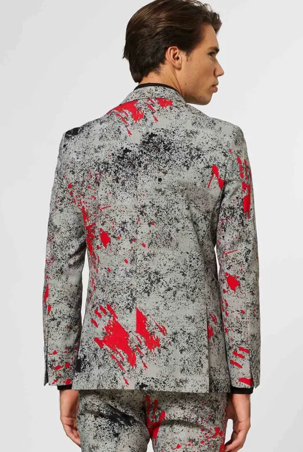 Men OppoSuits Halloween Suits^Zombiac